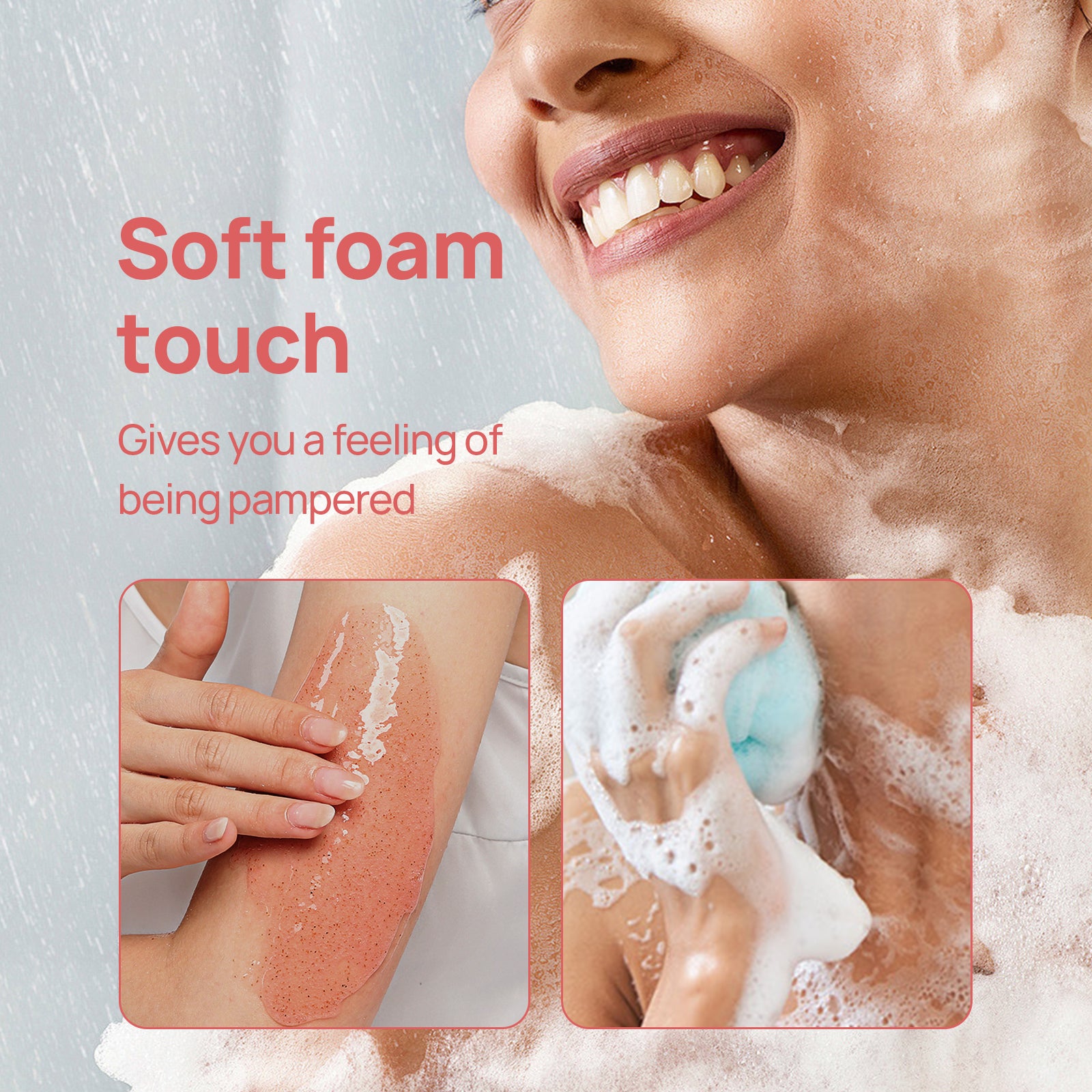 Refreshing Peach Shower Gel for Soft Smooth & Fragrant Skin