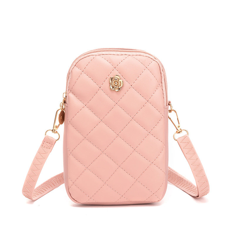 Simple All Match Vertical Crossbody Bag One Shoulder Casual Everyday Bag for Women