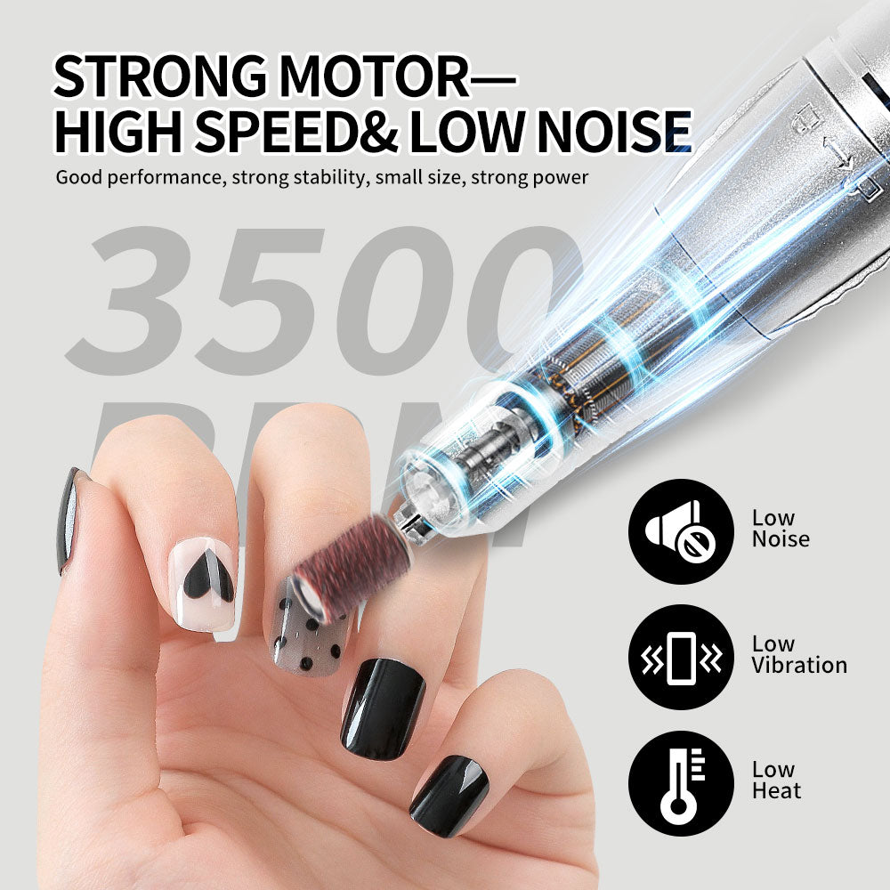 Professional 35000 RPM Rechargeable Nail Drill