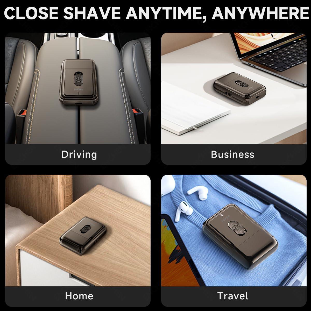 Premium Electric Shaver Portable Mini Razor Type C Fast