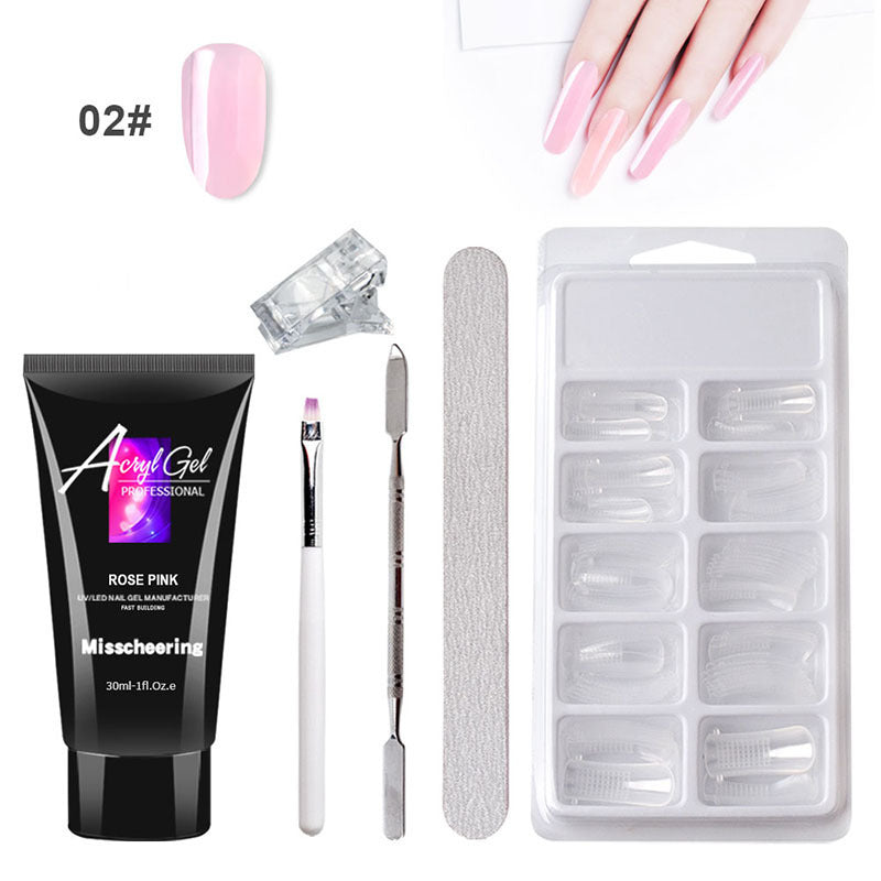 Painless Extension Crystal Gel Nail Art Set