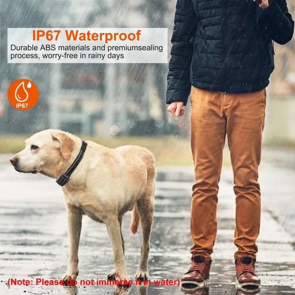 Waterproof Dog Training Collar Receiver with Beep Vibration Shock