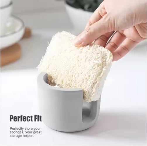 Ultra Absorbent Diatom Mud Sponge Rack Sink Caddy Organizer