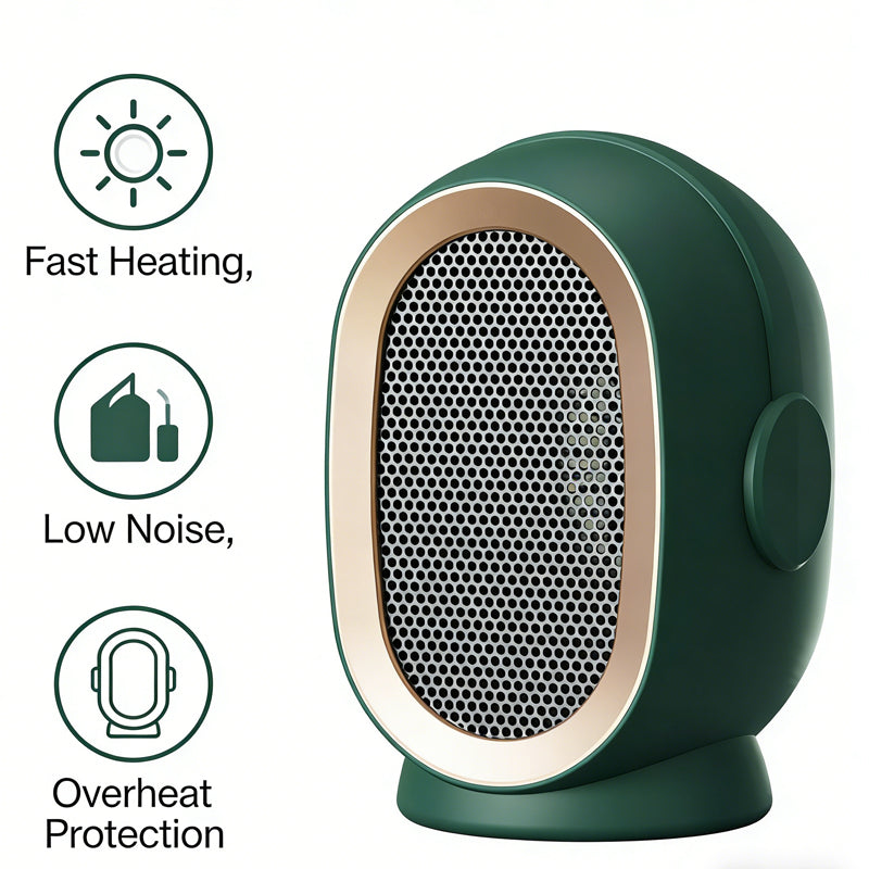 Mini Electric Fan Heater 800W Portable Room Heater