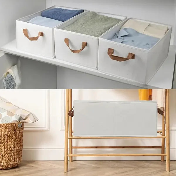 Portable Foldable Clothes Storage Box with Clear Window
