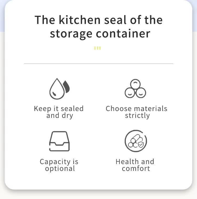 7-Piece Food Storage Container Set for Kitchen Use