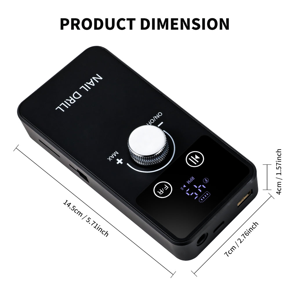 Cordless Rechargeable Nail Drill for Manicure