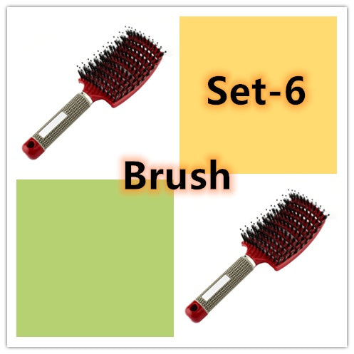 Bristle & Nylon Hair Brush for Detangling and Scalp Massage