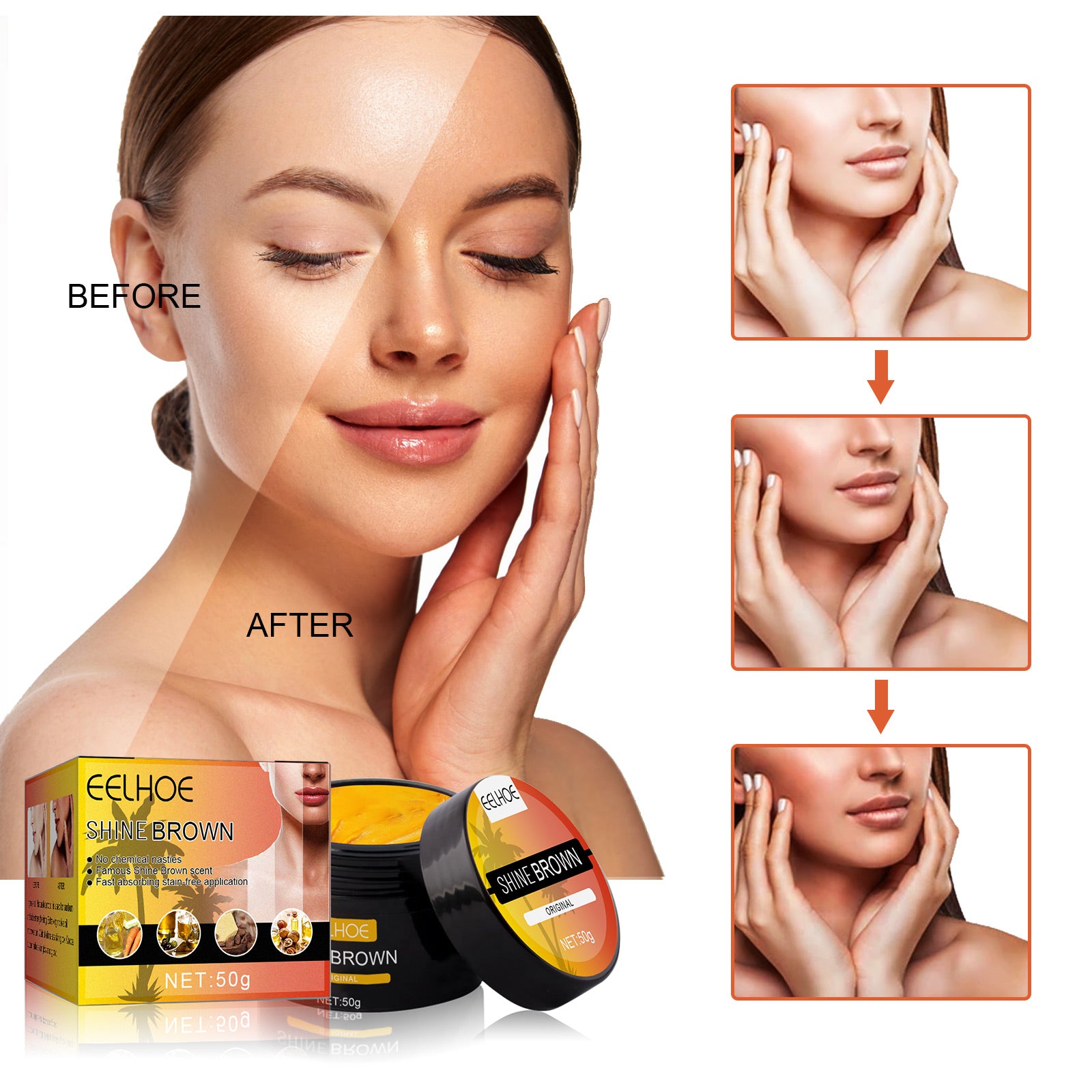 Moisturizing Self Tanning Cream for Natural Sun-Kissed Skin