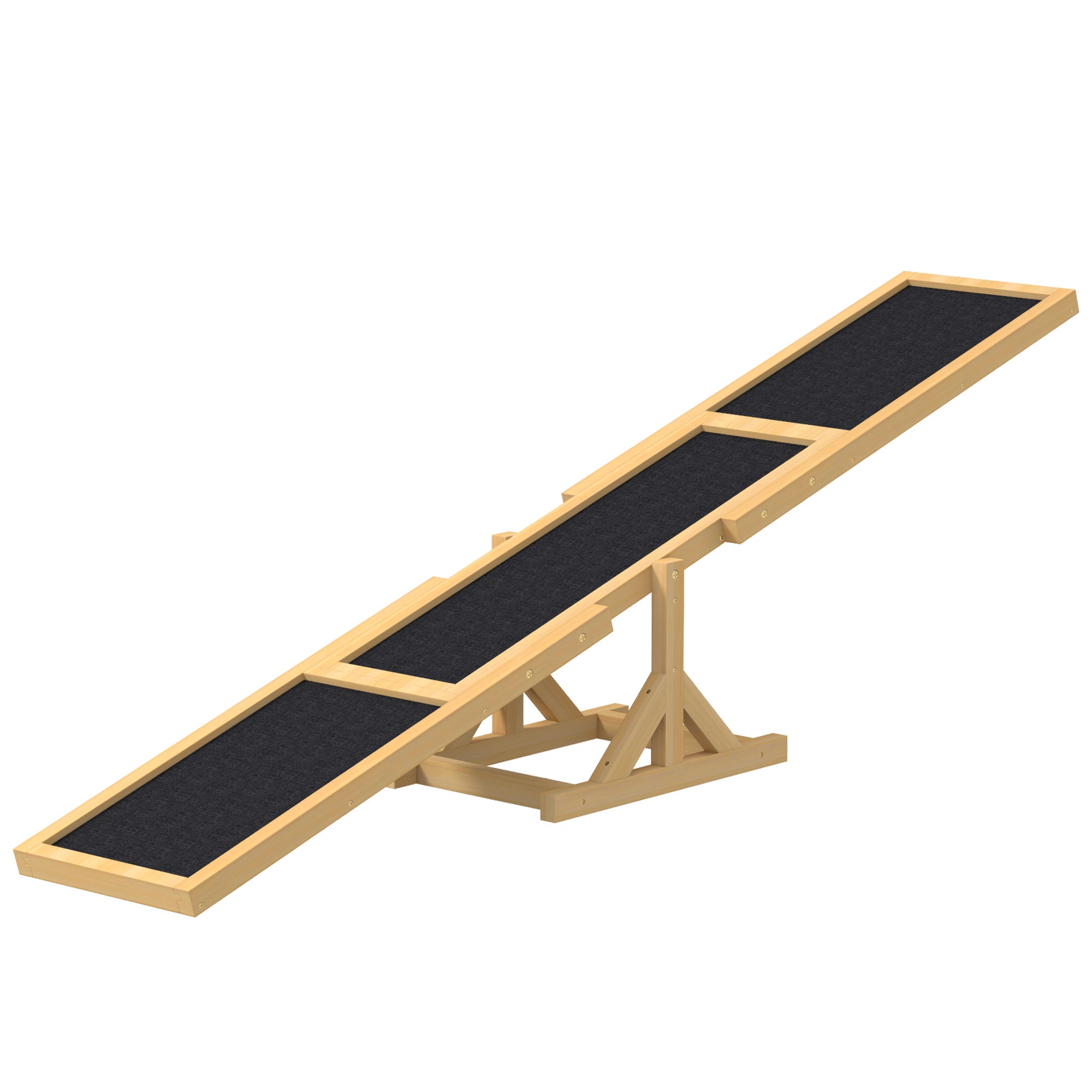 Premium Wooden Dog Agility Seesaw for Training and Exercise