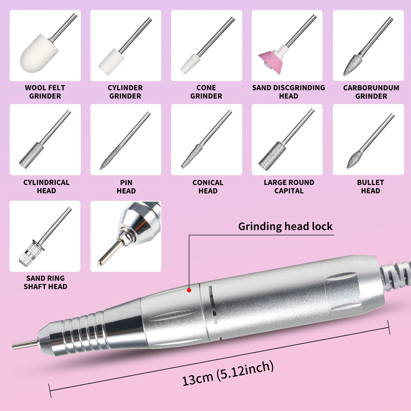 40000 RPM Rechargeable Electric Nail Drill