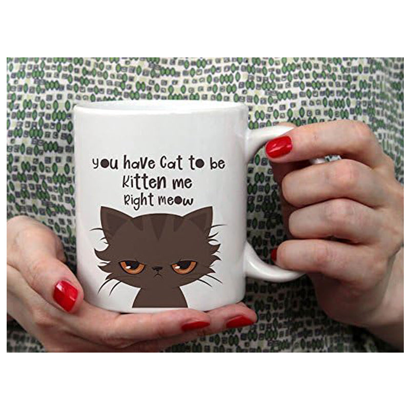 Funny Cat Coffee Mug 325ml Cute Novelty Tea Cup Gift