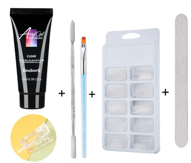 DIY Nail Polish Art for Nail Extensions
