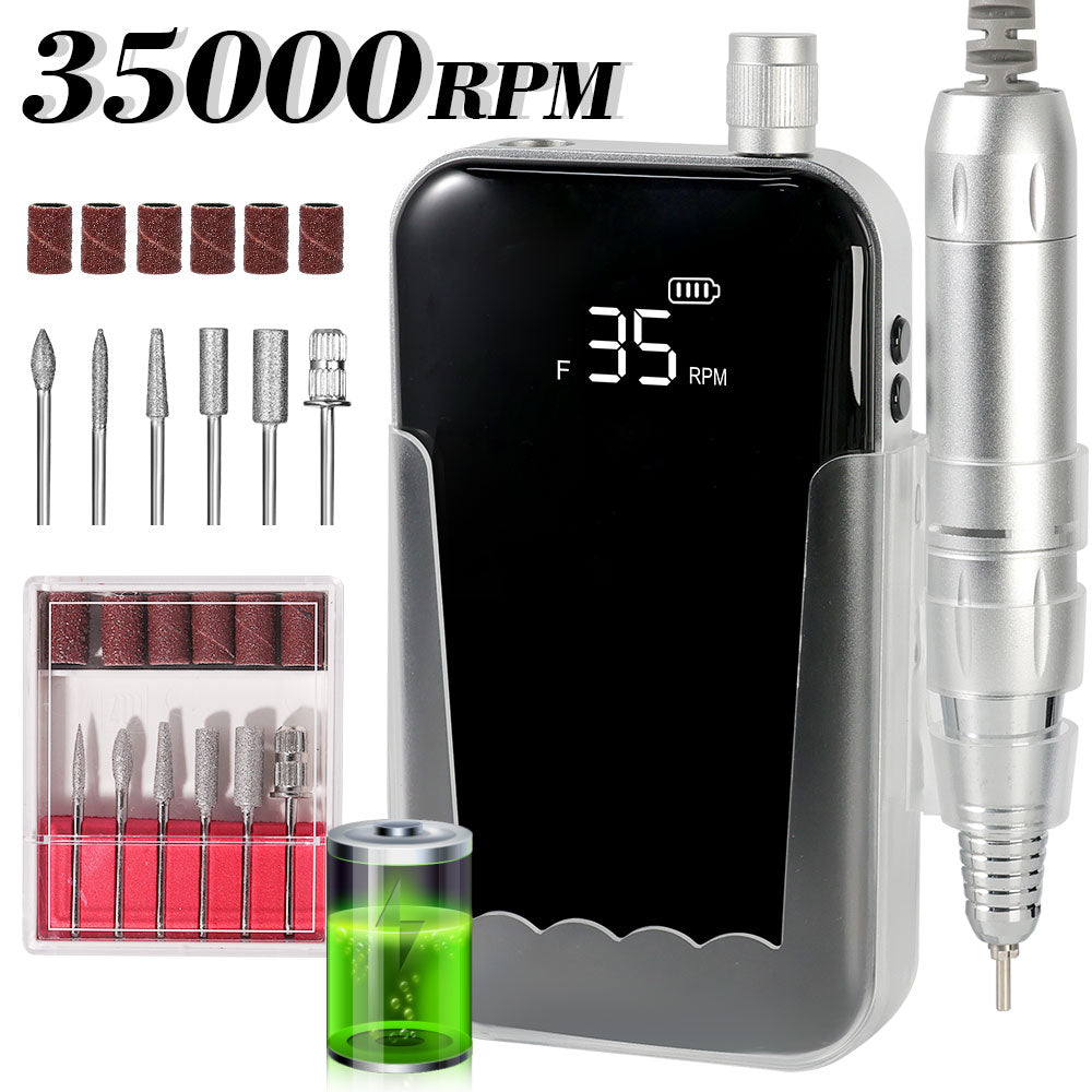 Professional 45000 RPM Rechargeable Nail Drill Machine
