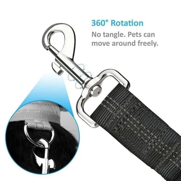 Secure Pet Seat Belt Set Adjustable Safety Harness for Car