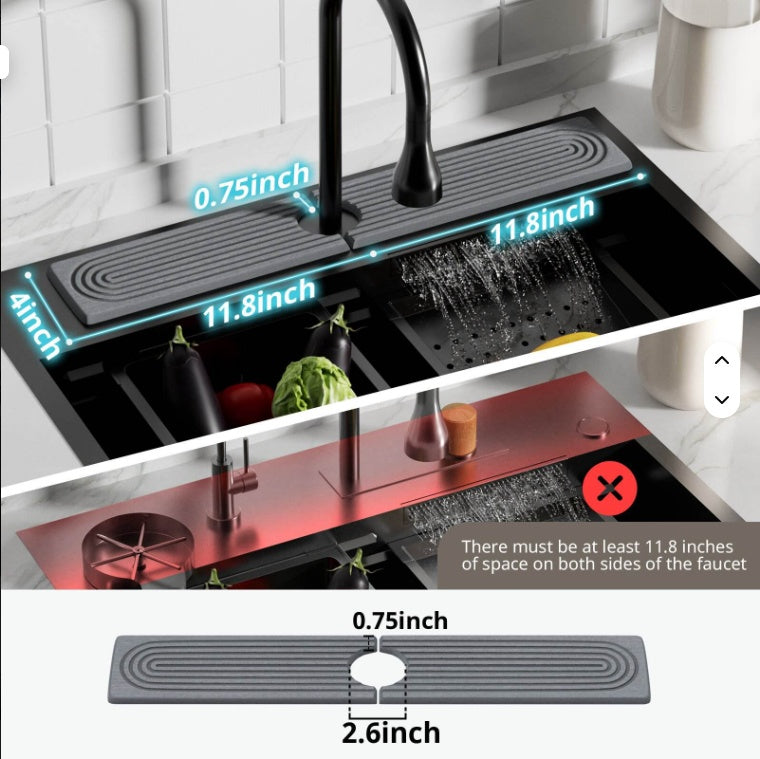 Diatomaceous Earth Sink Tray Instant Dry Kitchen Caddy