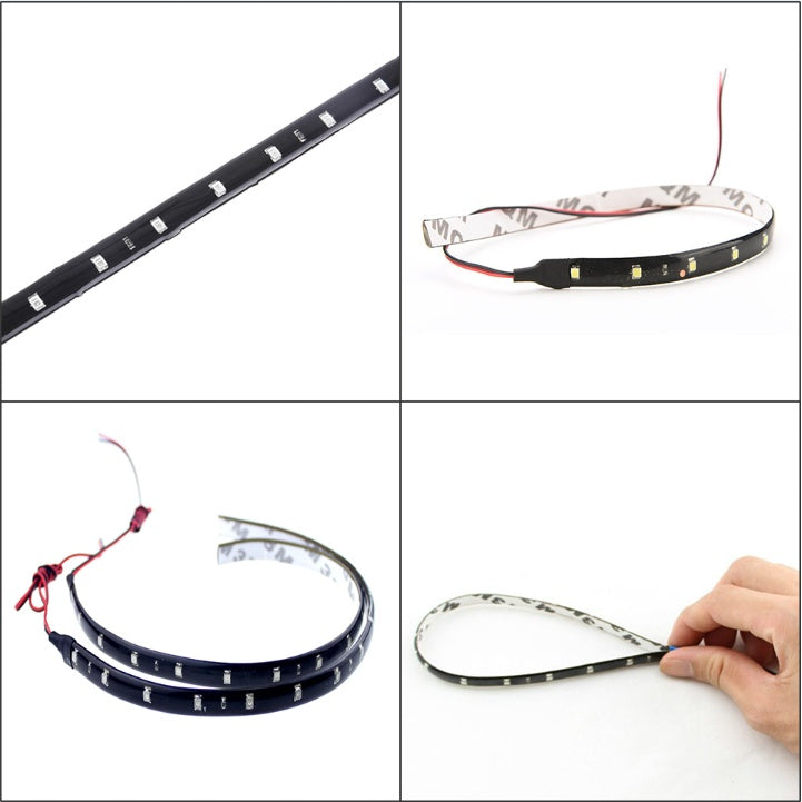 Ultra Bright Waterproof LED Underbody Strip Lights Car Motorcycle