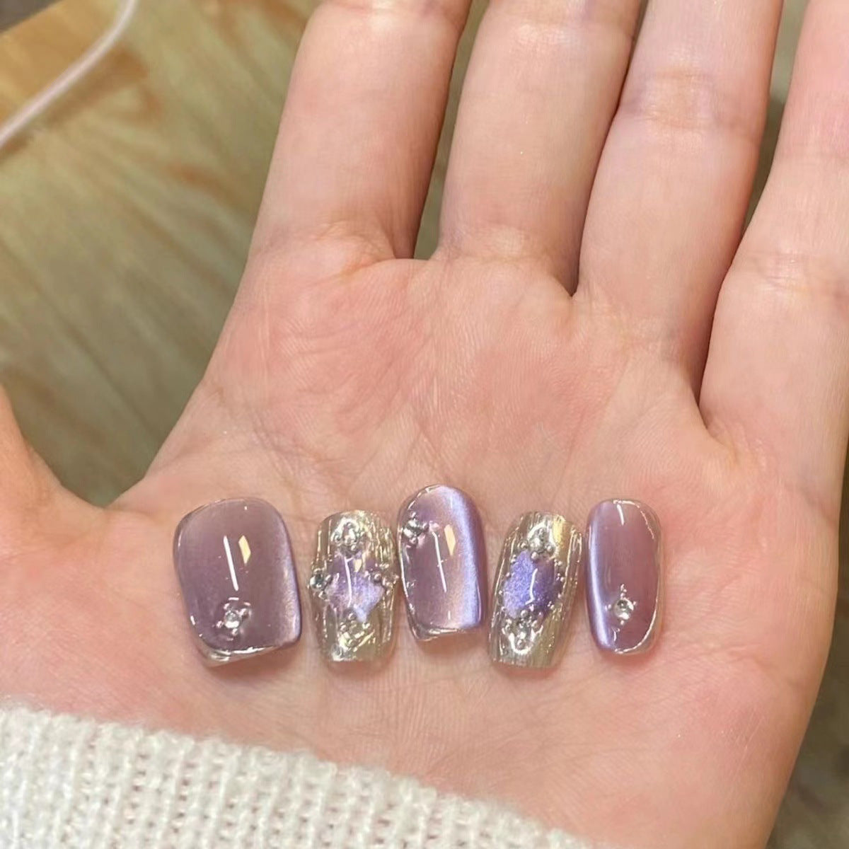 Handmade Wearable Fake Nail Patch Press On Nails