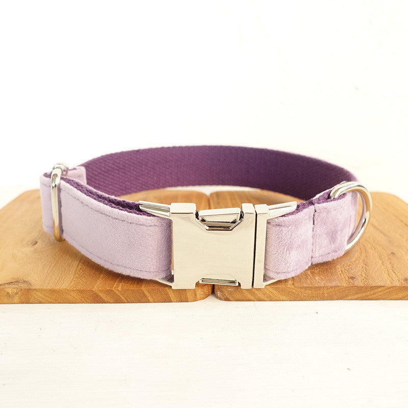 Premium Drawstring Pet Collar and Leash Set Adjustable Control