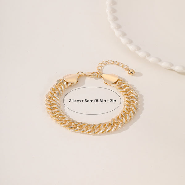 Luxury Ramadan Anklet Elegant Engraved Chain Foot Jewelry
