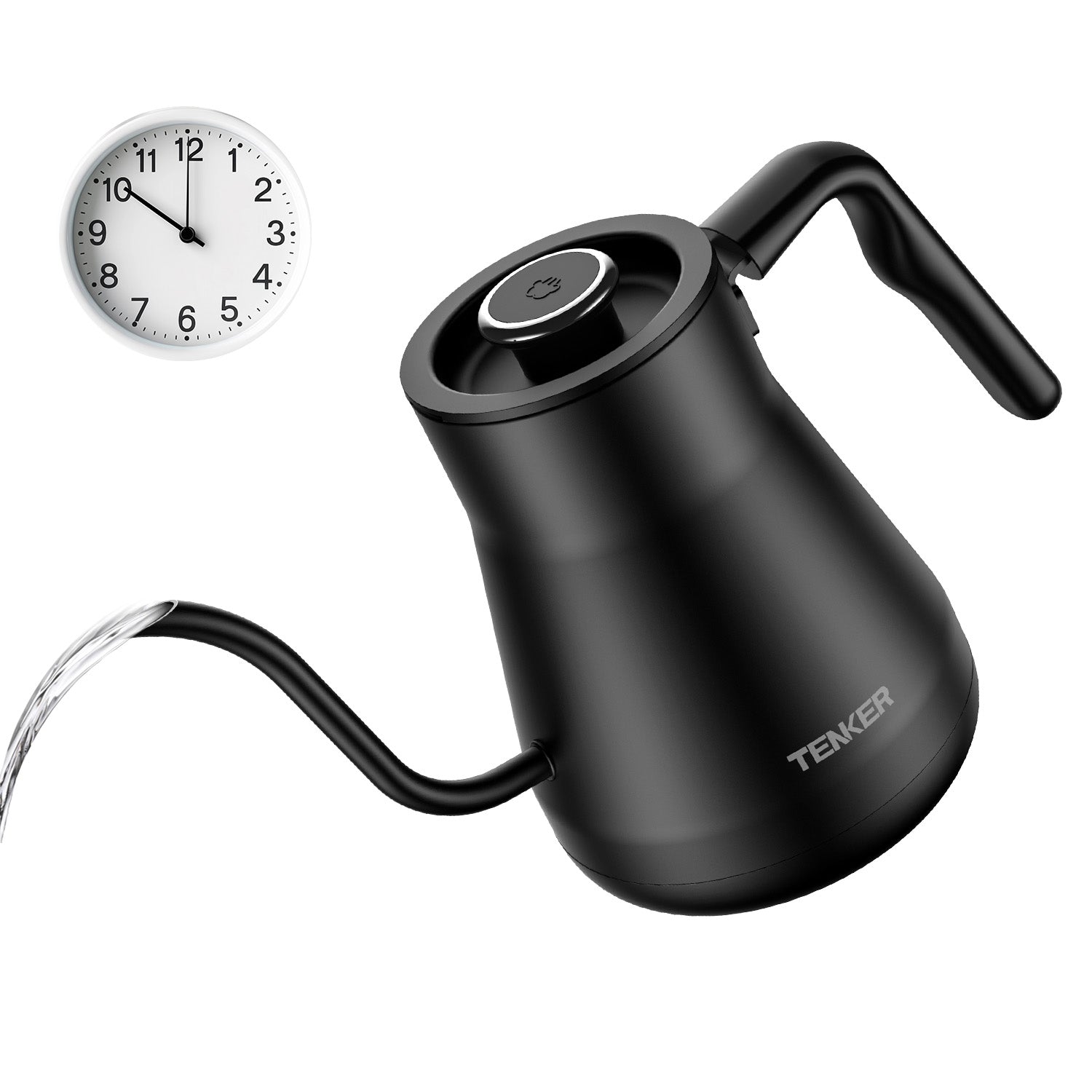 Gooseneck Electric Kettle with Temperature Control & Keep Warm Function