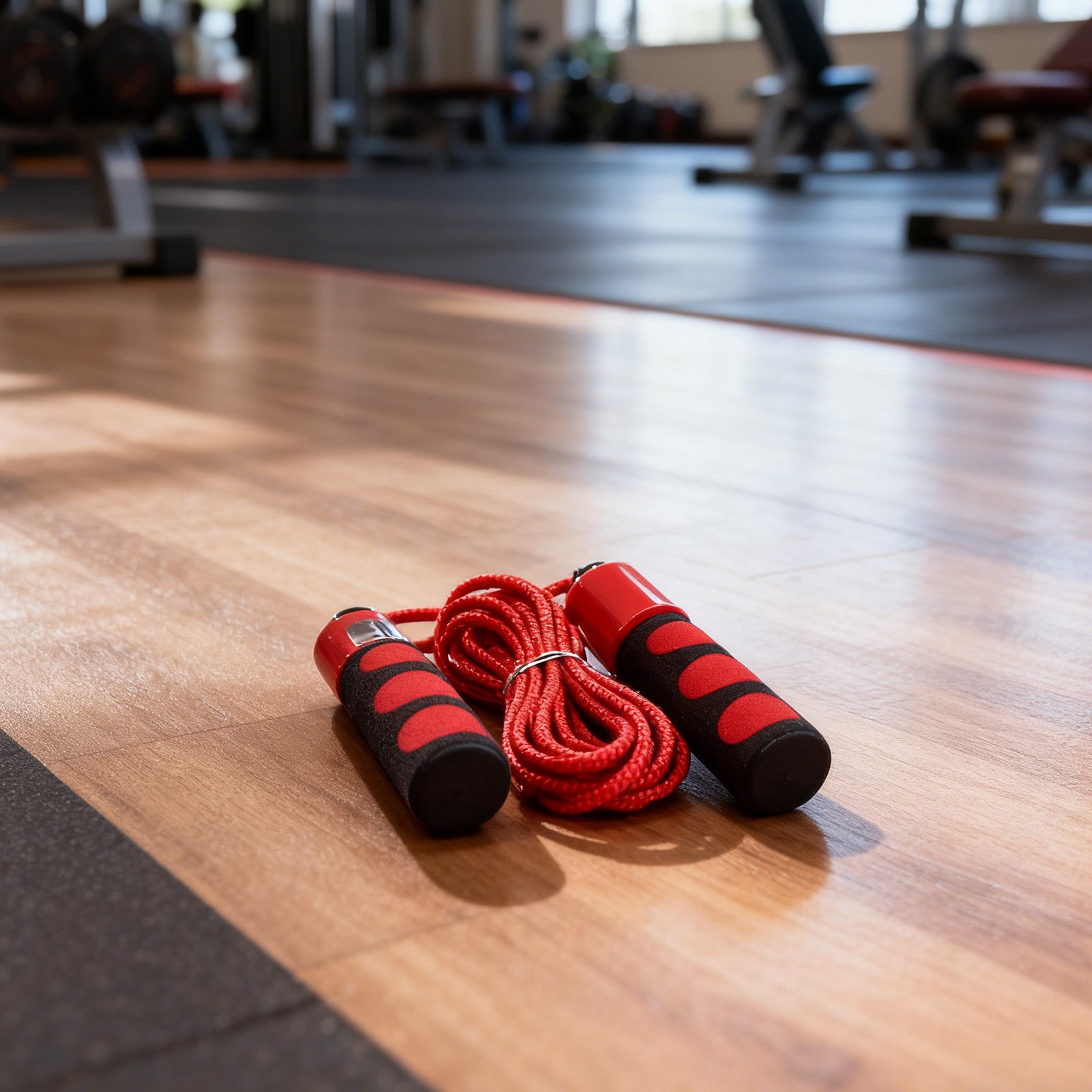 Skipping Adjustable Fitness Jump Rope with Digital Counter for Cardio Workout