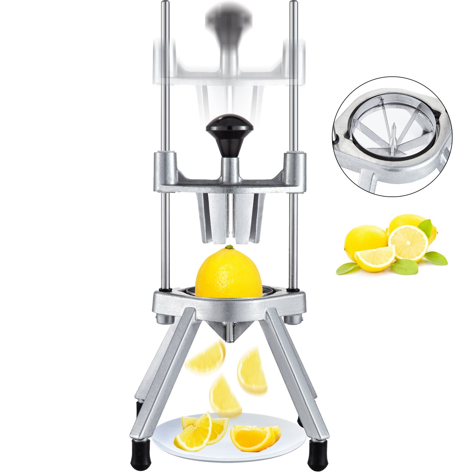 6 Section Lemon Lime Slicer Stainless Steel Wedger