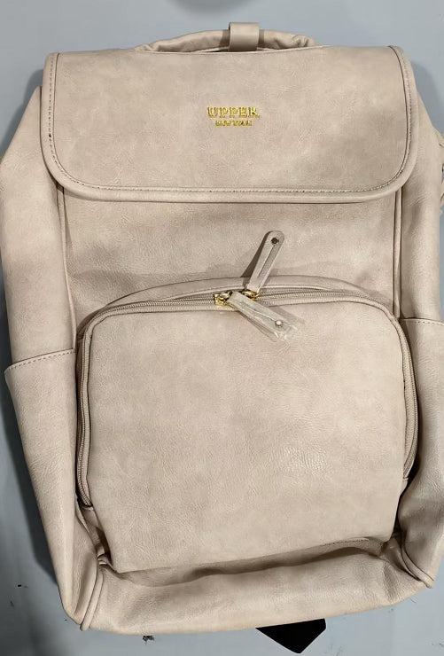 Large Capacity PU Shoulder Backpack Multifunctional Travel School Bag