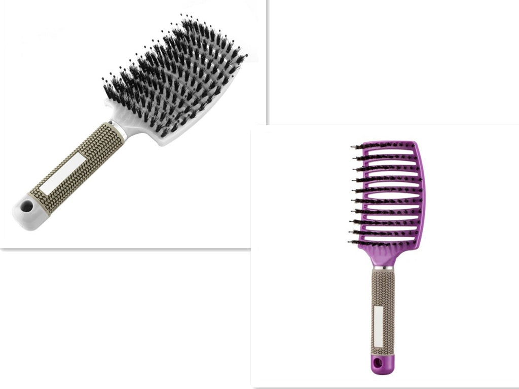 Bristle & Nylon Hair Brush for Detangling and Scalp Massage