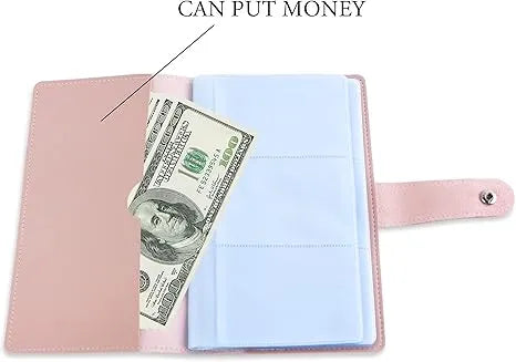 Premium Business Card Holder Book PU Leather Organizer Case