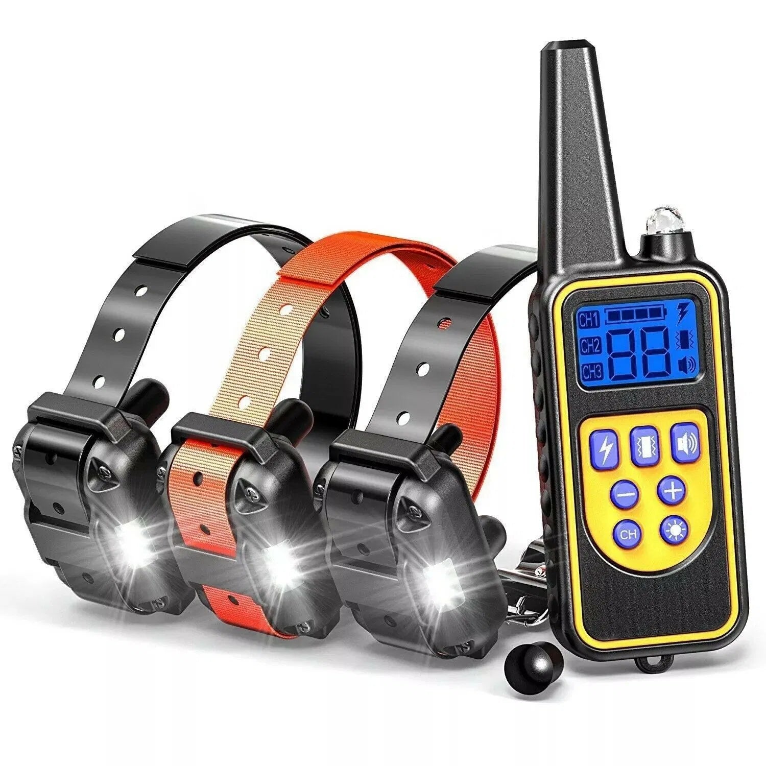 Premium Dog Training Collar with Remote and Waterproof Design