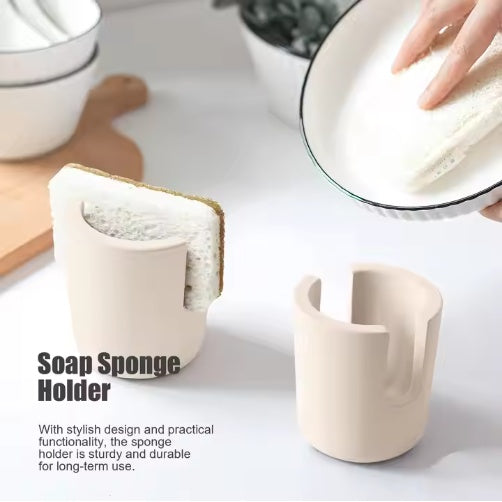 Diatom Mud Sponge Holder Sink Caddy for Kitchen & Bathroom