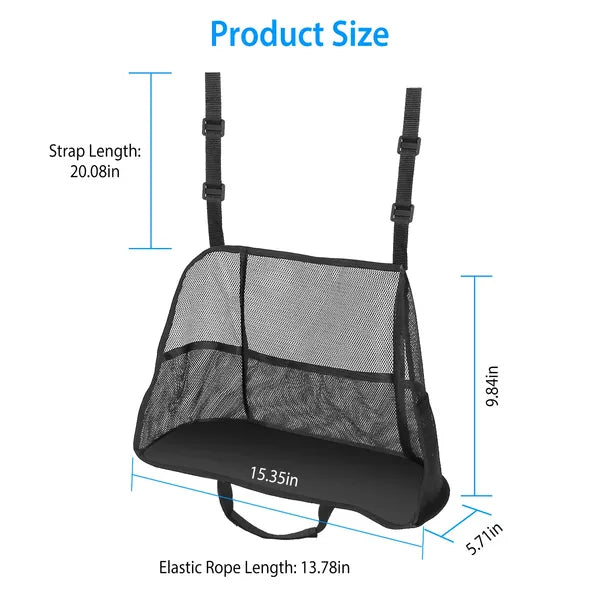 Car Seat Gap Storage Net Organizer Handbag Holder Mesh Pocket