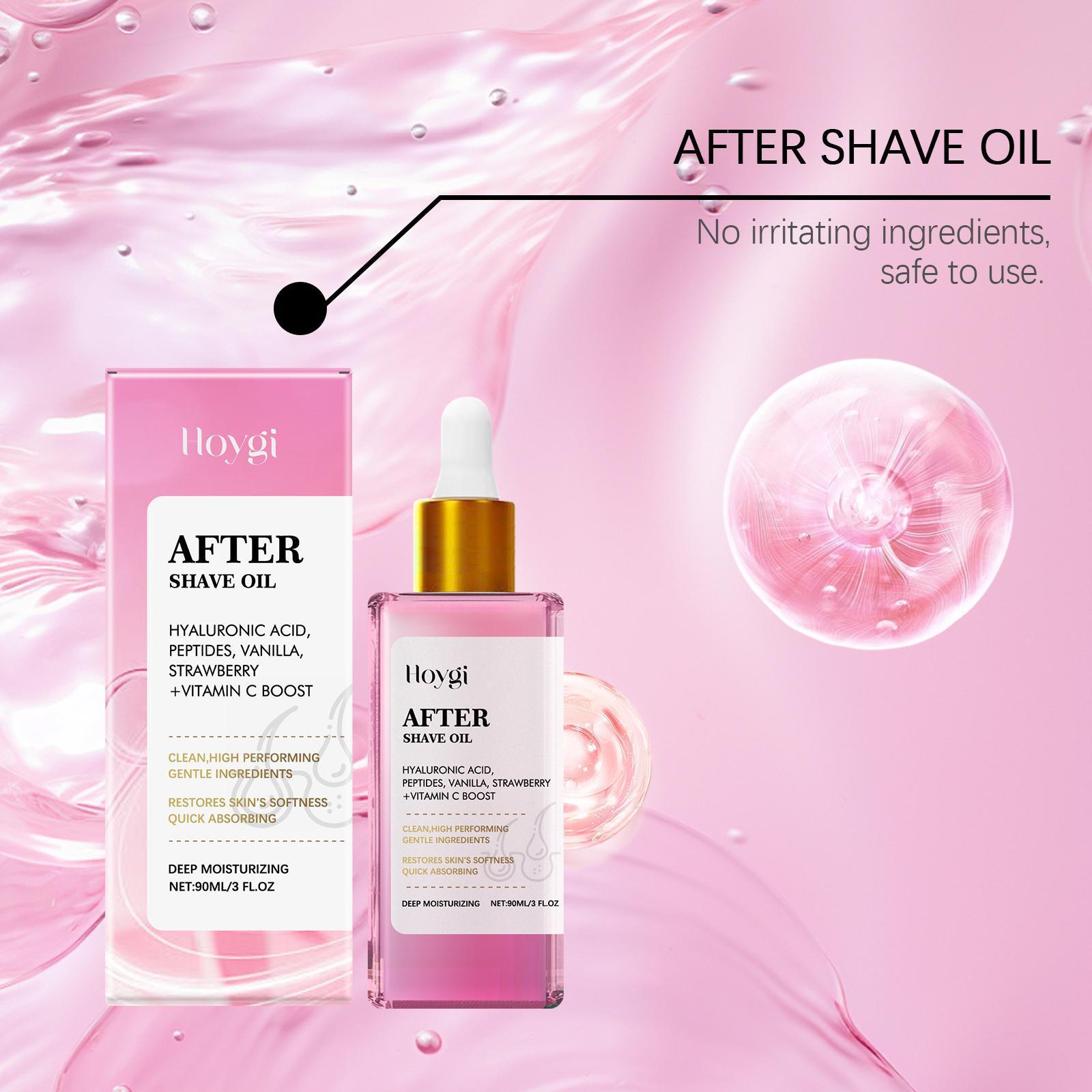 Hoij Strawberry Aftershave Oil for Soothing & Daily Moisture