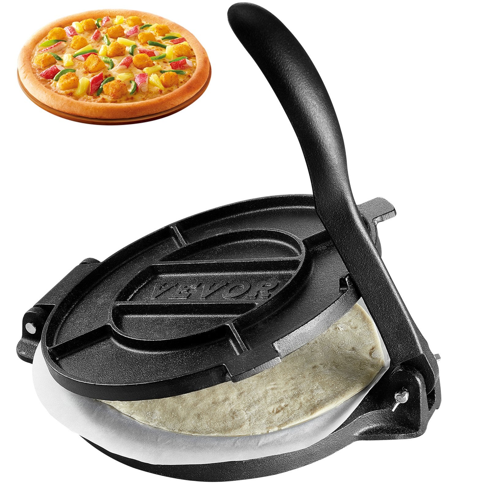 Cast Iron Tortilla Press Heavy Duty Roti Maker