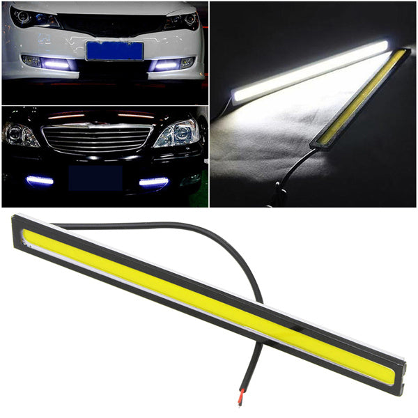 17cm COB LED Daytime Running Light White 12V Waterproof