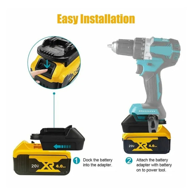USB Battery Adapter Converter 20V to 18V Power Tool Adapter