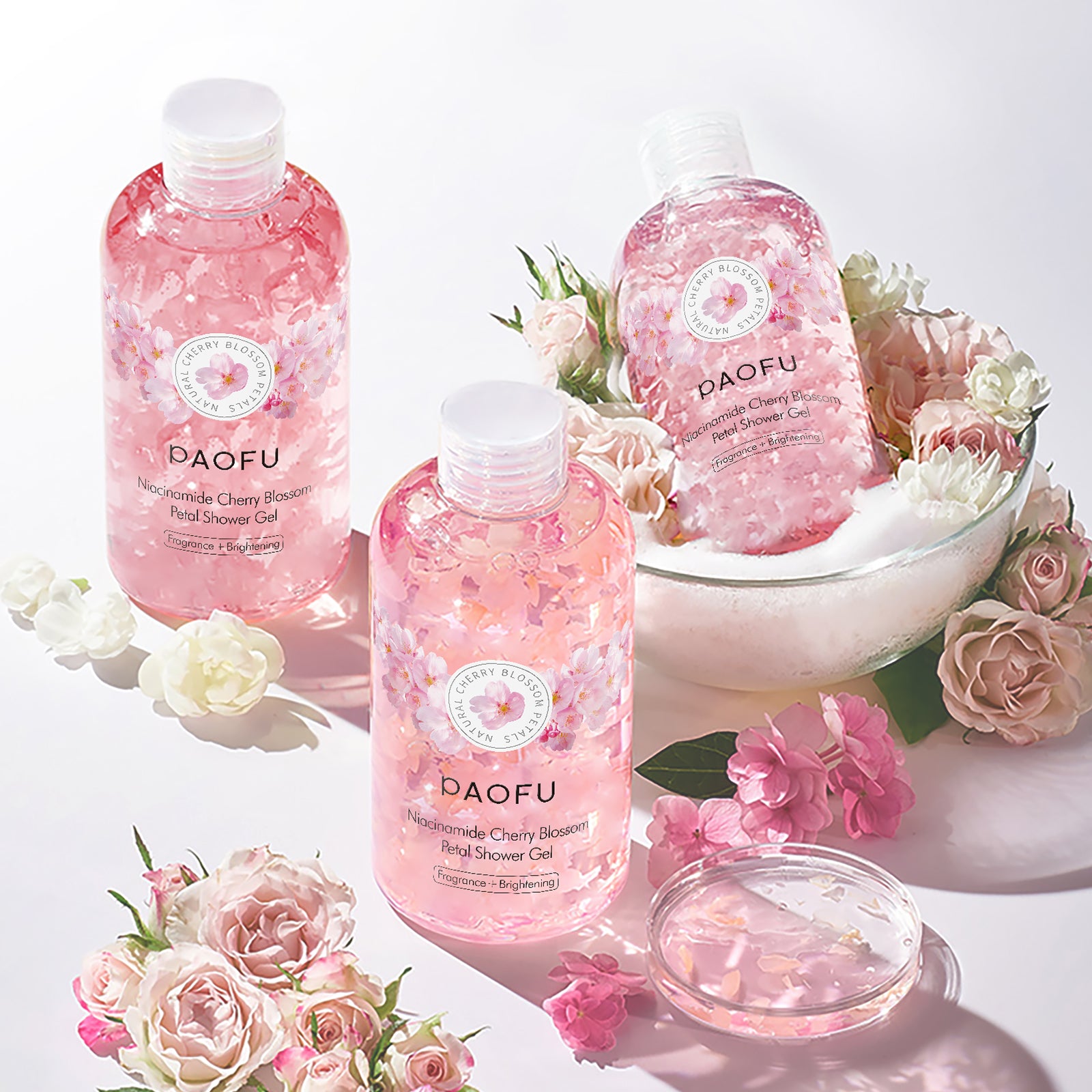 Brightening Niacinamide Cherry Blossom Body Wash Glow Boost