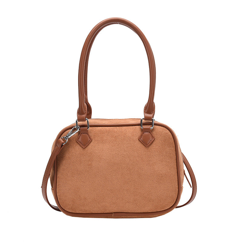 Fashion Suede Crossbody Handbag for Women Special Interest Style Bag