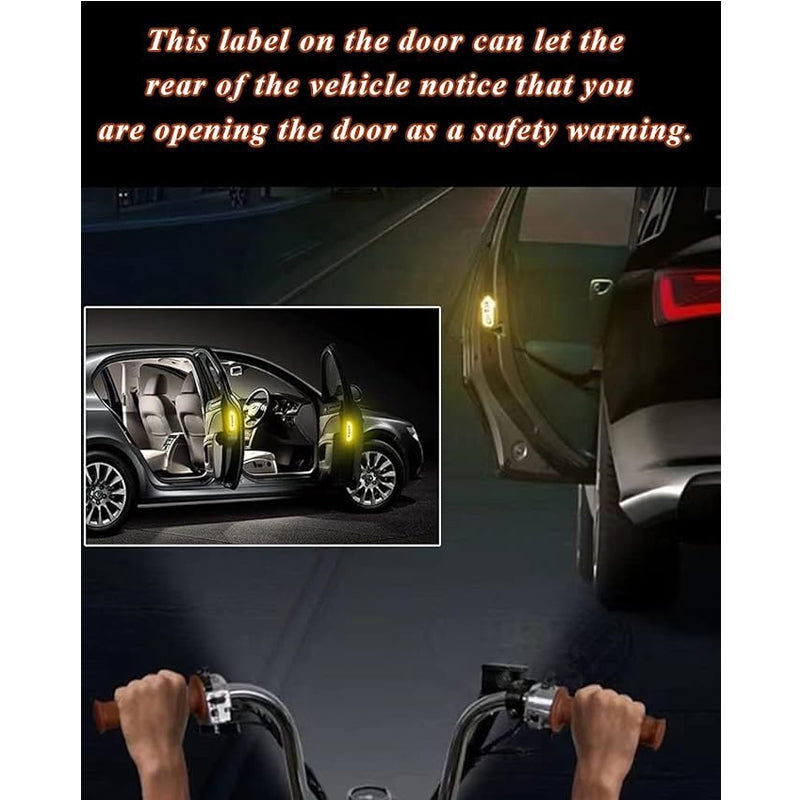 20PCS Reflective Car Door Warning Stickers Safety Decals