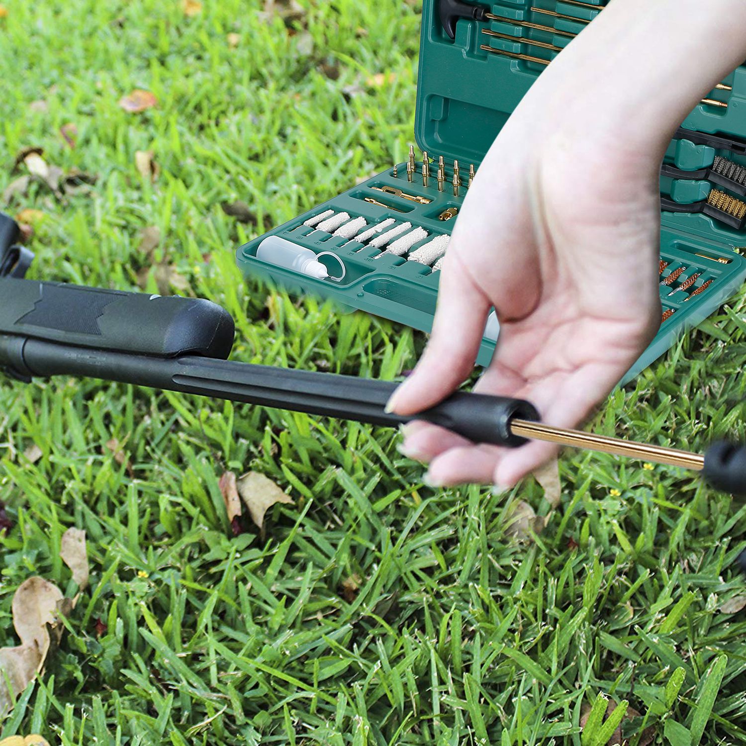 Complete Gun Cleaning Kit for Handguns, Rifles & Shotguns
