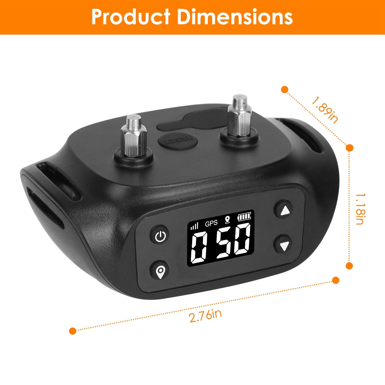 2-in-1 Wireless GPS Dog Fence Tracker Collar with Waterproof Design