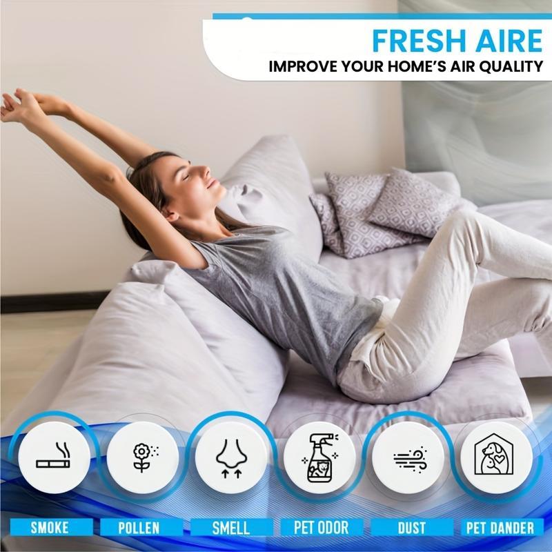 Air Purifier Air Washer with LED Night Light Aroma Diffuser
