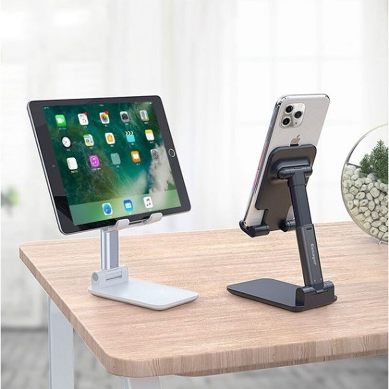 Metal Phone Tablet Stand Foldable Adjustable Desktop Holder