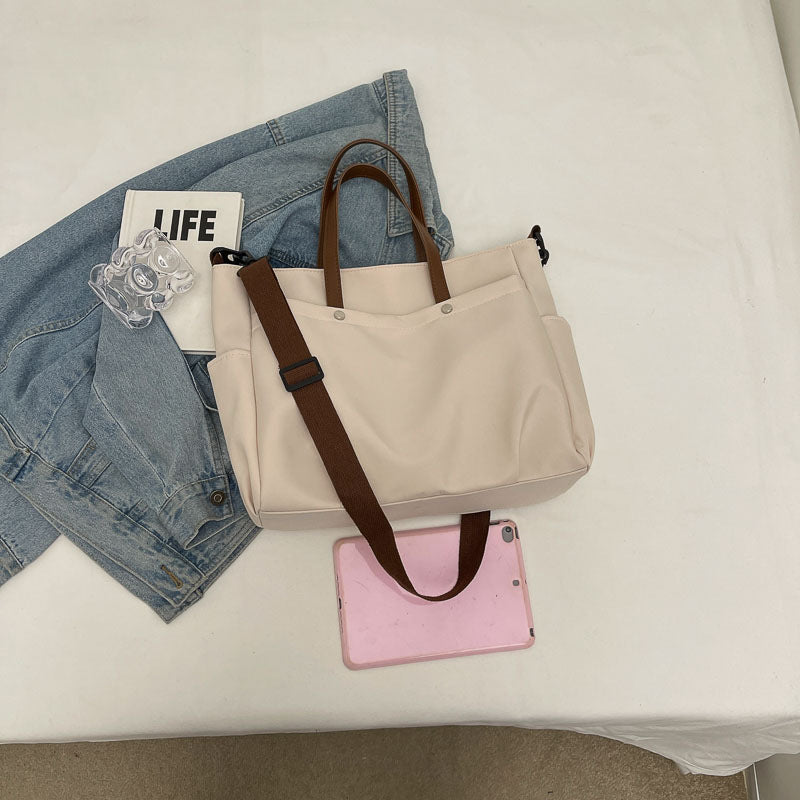 Fashion Casual Simple Shoulder Bag Large Capacity Everyday Tote for Women