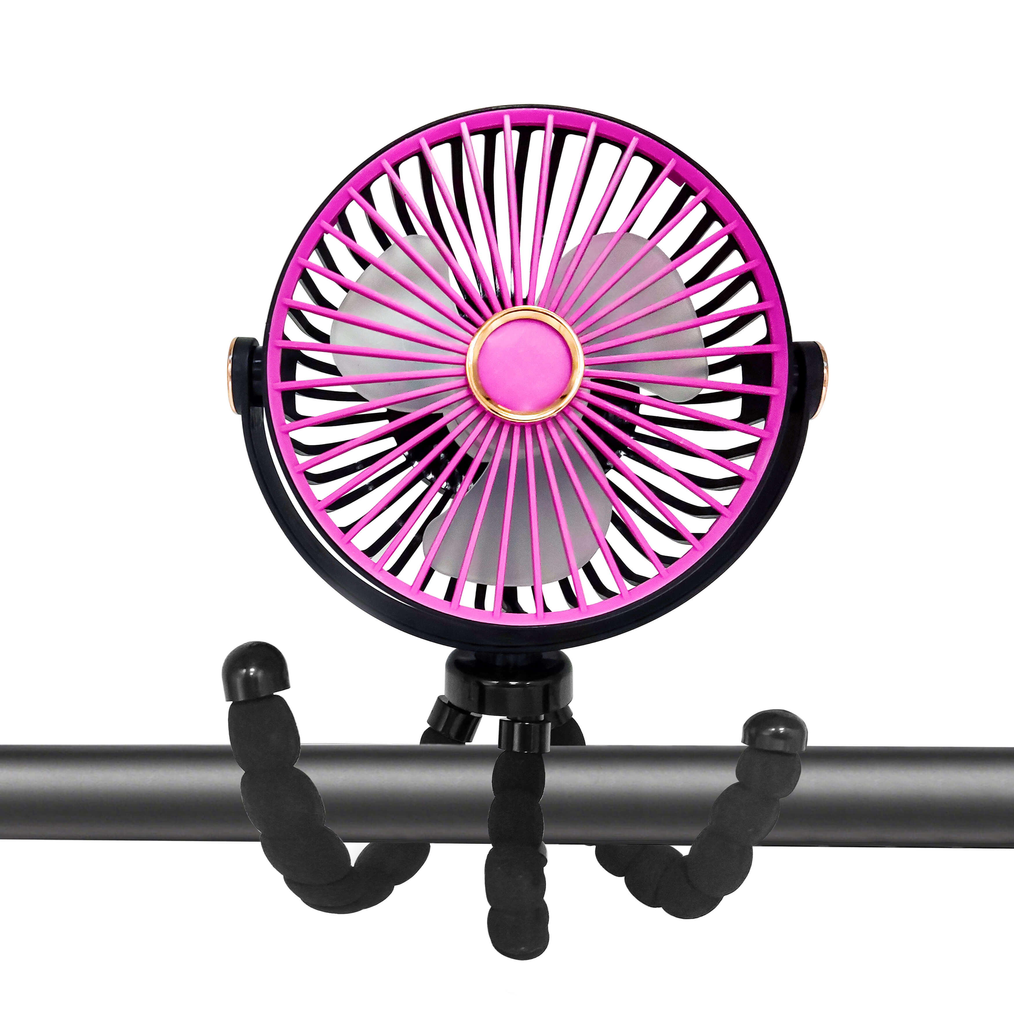 Powerful Camping Fan with LED Lantern Portable Rechargeable