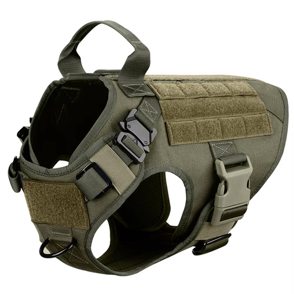 Premium Camouflage Dog Harness Leash Set Luxury Chest Control