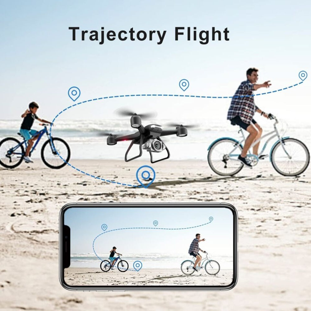 V14 6K HD Dual Camera WiFi FPV Drone, 2 Batteries, Portable for Adults