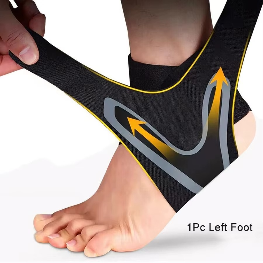 Ankle Brace Support Compression Sleeve Plantar Fasciitis Pain Relief Foot Wrap H