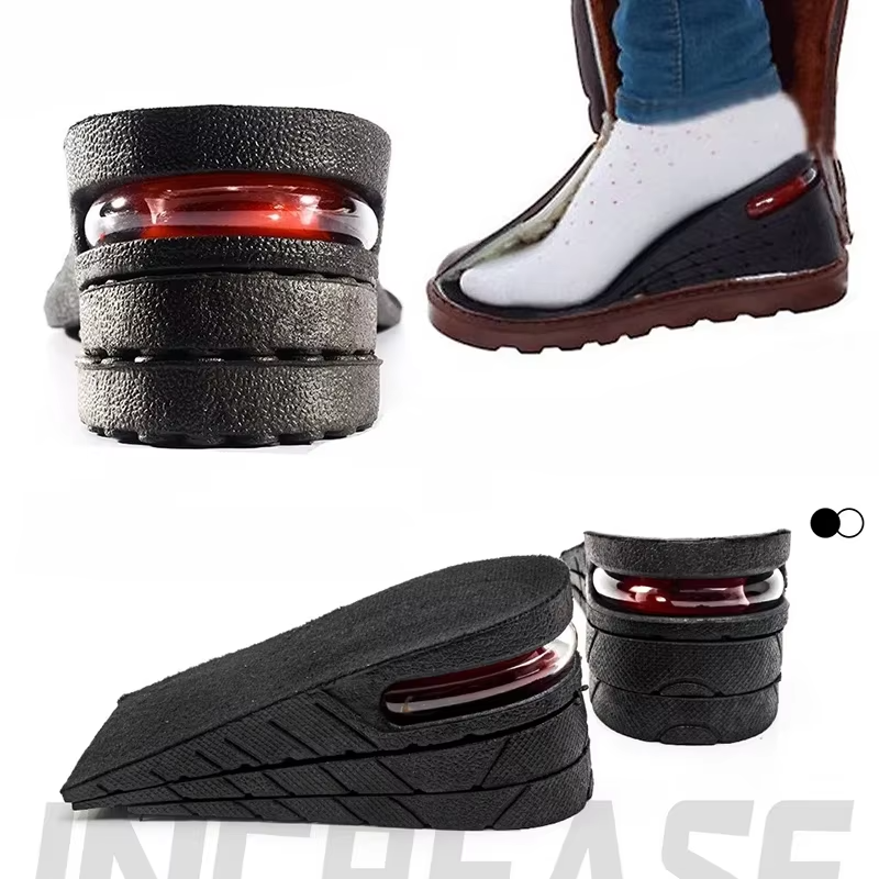 Men Women Invisible Height Increase Insoles Heel Lift Taller Shoe Inserts Pad